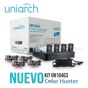 UN104G3 KIT BULLET CAMARAS BULLET 2MP / COLORHUNTER