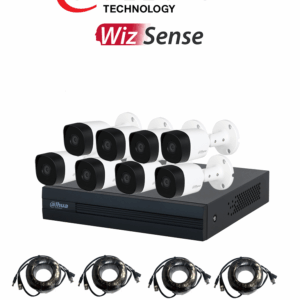 DAHUA KITXVR1B08 Kit de 8 Canales 2 Megapixeles Con IA